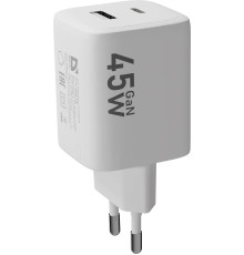 DEFENDER (83245) UPA-145 45W, USB A+C, белый