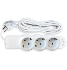 Удлигитель СПУТНИК Mi303CE 3роз*3м белый