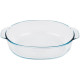 APPETITE PLH18 стекл овал 31х22х8,5см/2,8л глубокая с руч