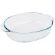 APPETITE PLH18 стекл овал 31х22х8,5см/2,8л глубокая с руч