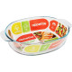 APPETITE PLH18 стекл овал 31х22х8,5см/2,8л глубокая с руч