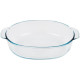 APPETITE PLH19 стекл овал 34х25х8,5см/3,5л глубокая с руч