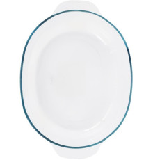 APPETITE PLH19 стекл овал 34х25х8,5см/3,5л глубокая с руч