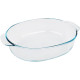 APPETITE PLH19 стекл овал 34х25х8,5см/3,5л глубокая с руч