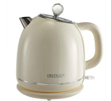 DELTA LUX DE-1018 (1,7 л. металл/пластик) белый