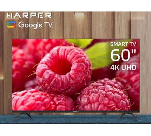 HARPER 60U770TS 4K UHD SMART TV Google Безрамочный