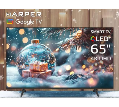 HARPER 65Q770TS 4K UHD SMART TV Google Безрамочный