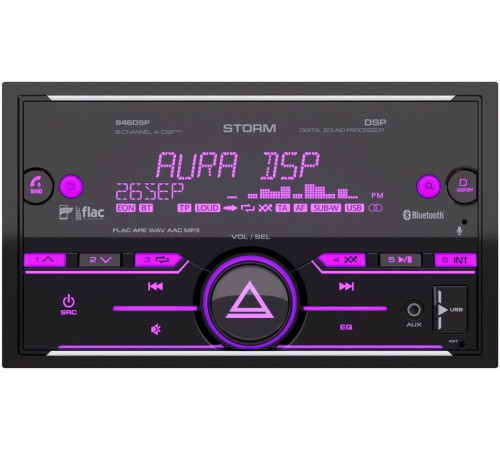 AURA STORM-846 2-Din USB-ресивер