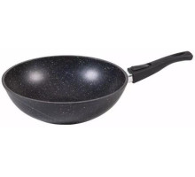 МЕЧТА 078802 Гранит black WOK 28 см съемная ручка