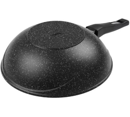 МЕЧТА 078802 Гранит black WOK 28 см съемная ручка