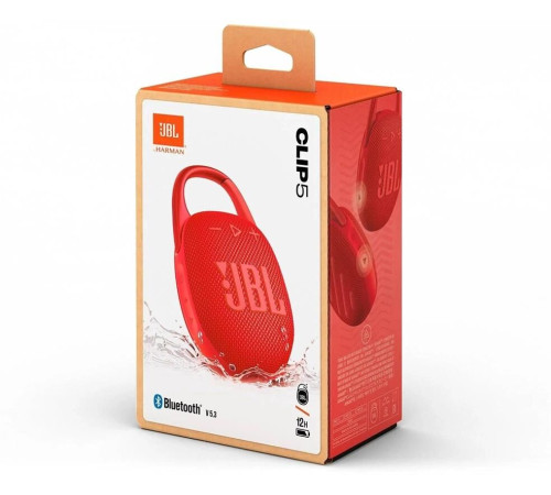 JBL Clip 5 красный JBLCLIP5RED