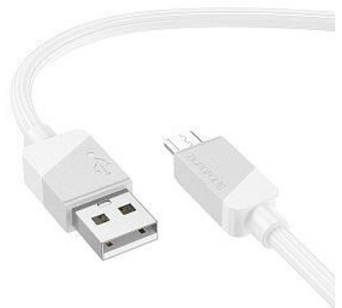 BOROFONE (6941991114052) BX107m , для micro USB , 1 м White