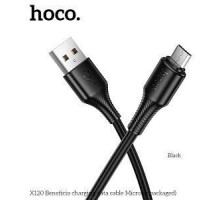 HOCO (6942007658881) X120m для micro USB , 1 м, Black