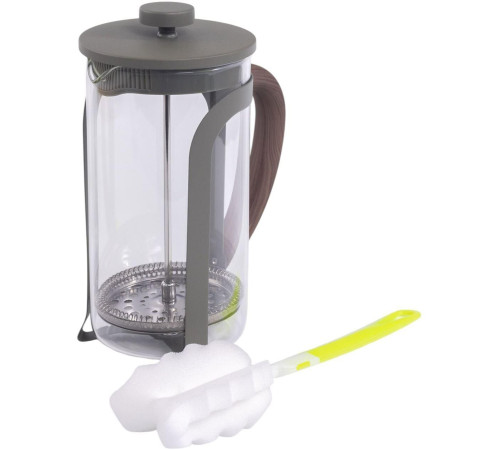 DOMENIK DMF253 Френч-пресс COLOR&WOOD серо-зеленый 1000мл