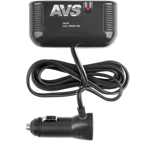 AVS CS301 прикуривателя 12/24 (на 3 выхода)