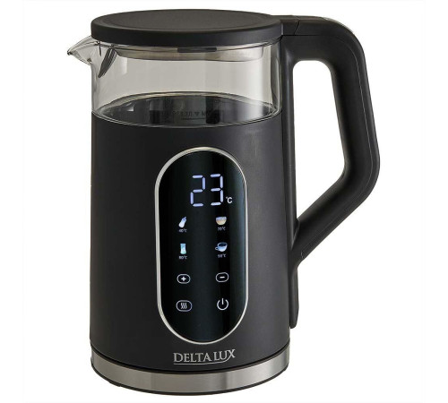 Чайник электрический DELTA LUX DE-1025 черный