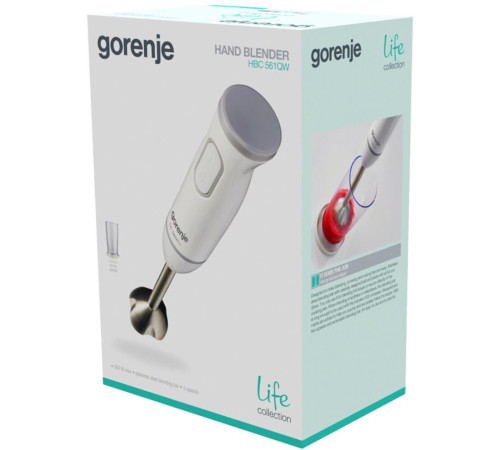 GORENJE Блендер погружной HBC561QW 733350 WHITE