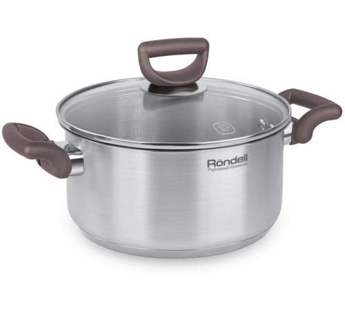 RONDELL Fest RDS-1322 2.8л. d=20см (с крышкой) стальной