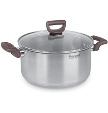 RONDELL Fest RDS-1323 4.8л. d=24см (с крышкой) стальной