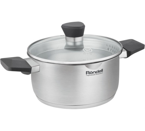 RONDELL Strike Grey Ultra RDS-1949 4.8л. d=24см (с крышкой) стальной