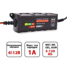 AVS BT-1S для автомобильного аккумулятора (1A, 20W) 6/12V
