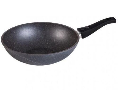 МЕЧТА 078701 ВОК 28см Гранит со съемной ручкой