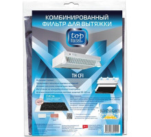TOP HOUSE Комбинированный фильтр для кухонной вытяжки TH CFI ( жиропоглощающий с индикатором + угольный), 57х47 см