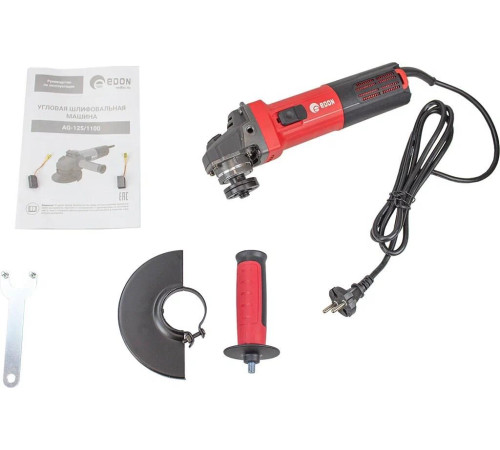 EDON AG-125/1100 черный/красный 28424 1100Вт, 125мм