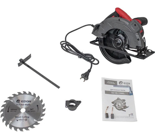 EDON CS-185-1700CL черный/красный 30294 1700Вт, 185мм
