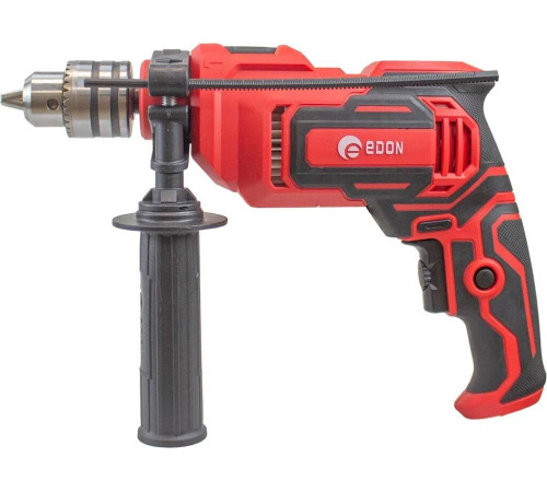 Дрель ударная EDON DL-1138 черный/красный 8459 1200Вт