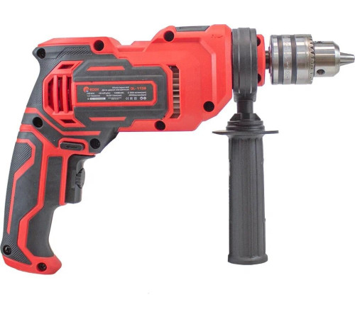 Дрель ударная EDON DL-1138 черный/красный 8459 1200Вт
