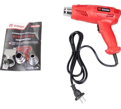 EDON HAG-2000 черный/красный 40026 2000Вт