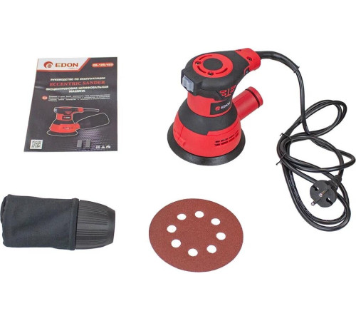 EDON OS-125/420 черный/красный 19363 420Вт, 125мм