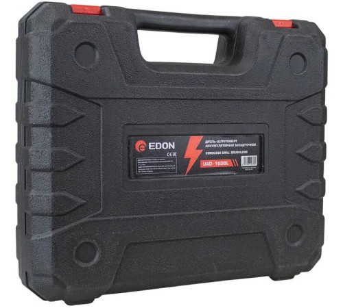 EDON UAD-16DBL черный/красный 40095 16В, 2аккум