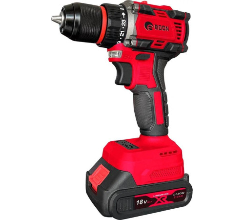 EDON UAD-18DBL черный/красный 40094 18В, 2аккум., бесщеточный