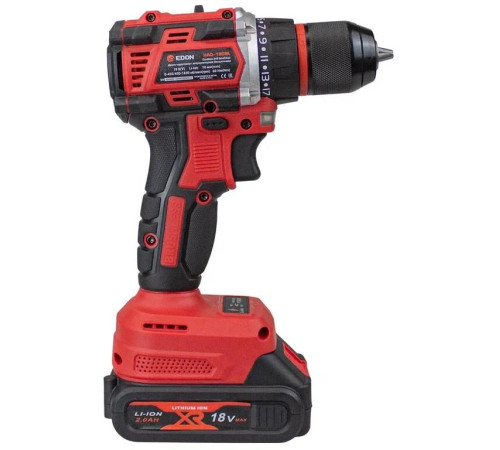 EDON UAD-18DBL черный/красный 40094 18В, 2аккум., бесщеточный