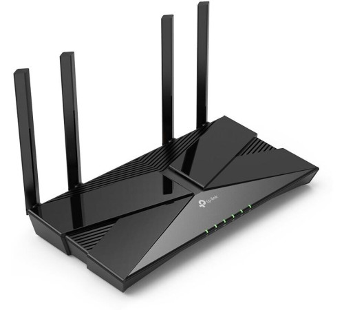 TP-LINK Wi-Fi роутер Archer AX23, Wi-Fi 6, AX1800, 2.4/5ГГц, 4 LAN, черный