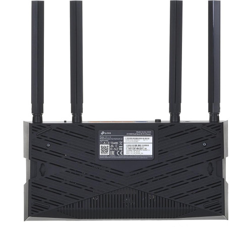 TP-LINK Wi-Fi роутер Archer AX23, Wi-Fi 6, AX1800, 2.4/5ГГц, 4 LAN, черный