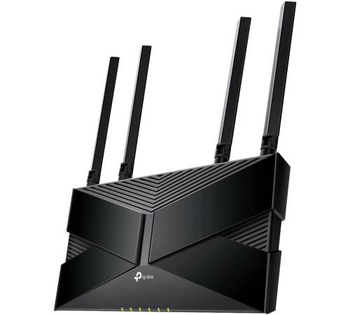 TP-LINK Wi-Fi роутер Archer AX23, Wi-Fi 6, AX1800, 2.4/5ГГц, 4 LAN, черный