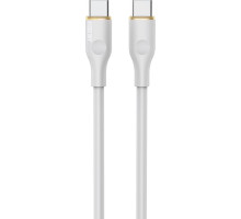 AKSBERRY (6900327510012) X162 Liquid silicone Type-C -Type-C, белый