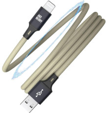 AKSBERRY (6900327560017) X164 Magnetic USB A -Lightning, бежевый