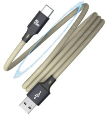 AKSBERRY (6900327570016) X164 Magnetic USB A -Type-C, бежевый