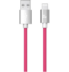 AKSBERRY (6900327600010) X165 Liquid silicone USB A -Lightning, розовый