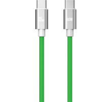 AKSBERRY (6900327620018) X165 Liquid silicone Type-C -Type-C, зеленый
