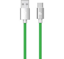 AKSBERRY (6900327650015) X165 Liquid silicone USB A -Type-C, зеленый