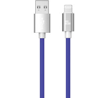 AKSBERRY (6900327670013) X165 Liquid silicone USB A -Lightning, синий