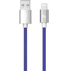 AKSBERRY (6900327670013) X165 Liquid silicone USB A -Lightning, синий