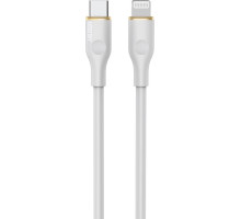 AKSBERRY (6900328100014) X162 Liquid silicone Type-C-Lightning, белый