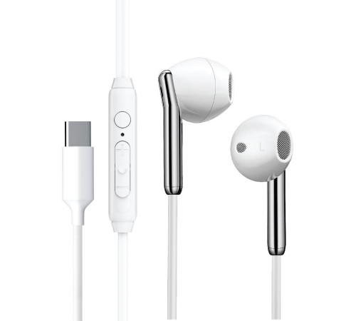 AKSBERRY (6900328340014) Y3 с микрофоном Type-C, белый