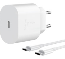 AKSBERRY (6900328420013) T25 25W PD + кабель Type-C, белый